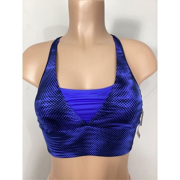 New. Nike blue sports bra. Small. Retails $68 - Picture 2 of 6